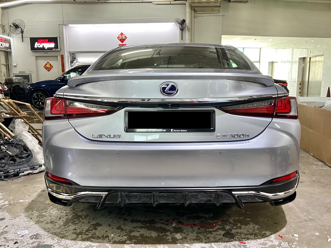 Lexus ES Diffuser (Category: Bodykits & Styling) located in Singapore. Submitted by jbnautokit (Listing ID 1437643356, Image 1). Description: Suitable for Lexus ES (2018 - 2025) ABS Material Price inclusive of installation & custom spray to desired colour .