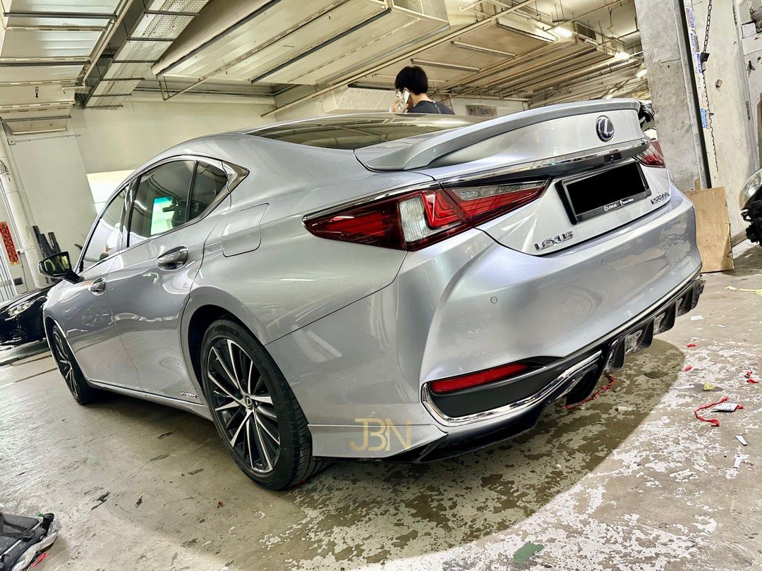 Lexus ES Diffuser (Category: Bodykits & Styling) located in Singapore. Submitted by jbnautokit (Listing ID 1437643356, Image 2). Description: Suitable for Lexus ES (2018 - 2025) ABS Material Price inclusive of installation & custom spray to desired colour .