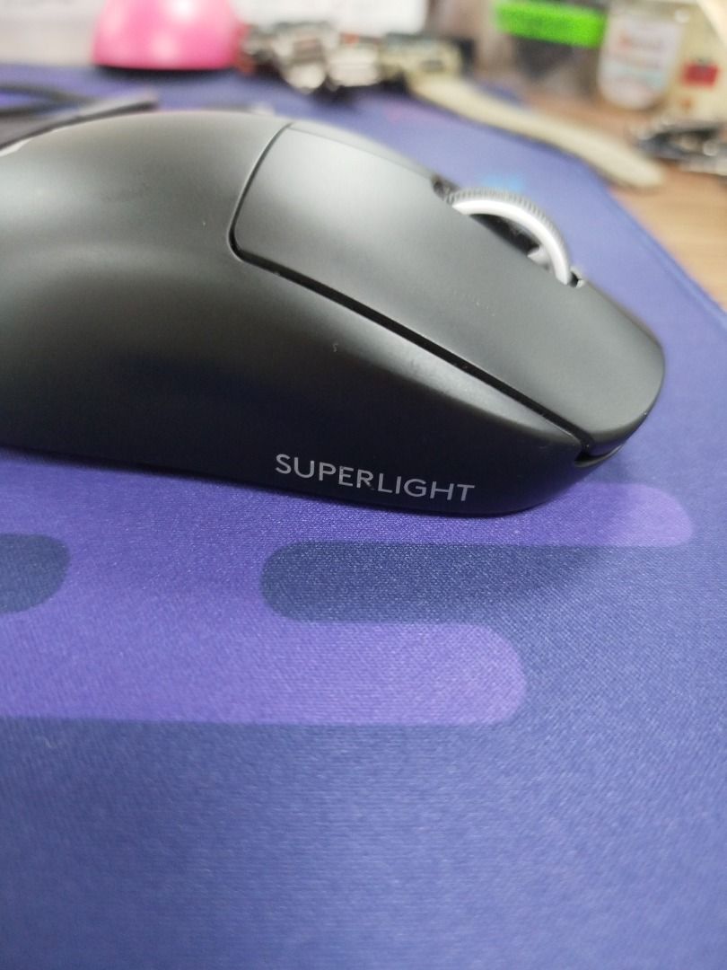 Logitech G PRO X SUPERLIGHT V2 /60g/44k DPI /Lightforce (Category: Mouse & Mousepads) located in Quezon City. Submitted by calibre027 (Listing ID 1437594862, Image 3). Description: Logitech G PRO X SUPERLIGHT V2 /60g/44k DPI /Lightforce ✔ all working, no issue - you can test upon pickup ✔ lightforce hybrid switches ✔ SRP is around 7500 pesos 👉 Package: mouse, cable, and receiver only 👉 meetup - Avire Tower Proj.4, Quezon City / sm north, trinom