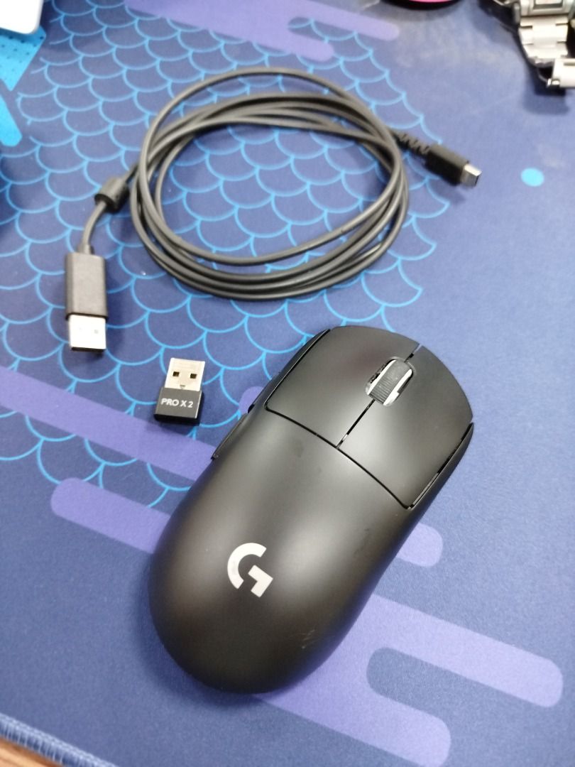 Logitech G PRO X SUPERLIGHT V2 /60g/44k DPI /Lightforce (Category: Mouse & Mousepads) located in Quezon City. Submitted by calibre027 (Listing ID 1437594862, Image 2). Description: Logitech G PRO X SUPERLIGHT V2 /60g/44k DPI /Lightforce ✔ all working, no issue - you can test upon pickup ✔ lightforce hybrid switches ✔ SRP is around 7500 pesos 👉 Package: mouse, cable, and receiver only 👉 meetup - Avire Tower Proj.4, Quezon City / sm north, trinom