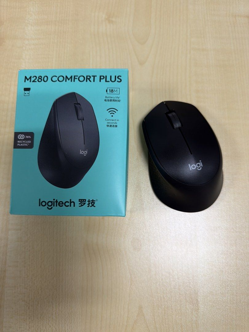 Logitech M280 Comfort Plus Wireless Mouse452998745964554240