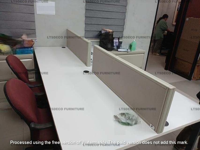 L-SHAPED OFFICE DESK WITH DIVIDERS (Category: Office Furniture & Fixtures) located in Manila. Submitted by emogene36 (Listing ID 1437610307, Image 3). Description: For inquiry, Quotation, estimate and orders please call us for faster transaction or kindly send your floor plan layout via email: Look for Ms. EMOGENE -Sale's Executive- 📞 V I B E R NUMBER - 𝟎𝟗𝟕56845098 📩 Email: ltsdeco.emogene(@)gmail.com 📩 Email: ltsdeco.emogene(at)gmail.com �