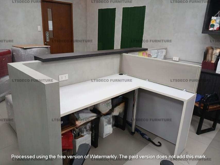 L-SHAPED OFFICE DESK WITH DIVIDERS (Category: Office Furniture & Fixtures) located in Manila. Submitted by emogene36 (Listing ID 1437610307, Image 2). Description: For inquiry, Quotation, estimate and orders please call us for faster transaction or kindly send your floor plan layout via email: Look for Ms. EMOGENE -Sale's Executive- 📞 V I B E R NUMBER - 𝟎𝟗𝟕56845098 📩 Email: ltsdeco.emogene(@)gmail.com 📩 Email: ltsdeco.emogene(at)gmail.com �