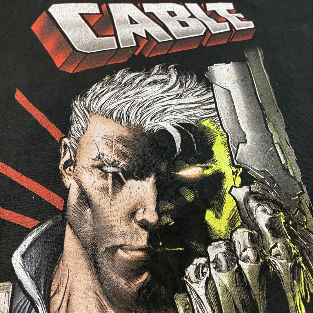 Marvel Cable (Category: Tshirts & Polo Shirts) located in Sungai Petani. Submitted by 2.k.000 (Listing ID 1437646908, Image 3). Description: Sizing M (19/26) Good condition Black not faded Nego.