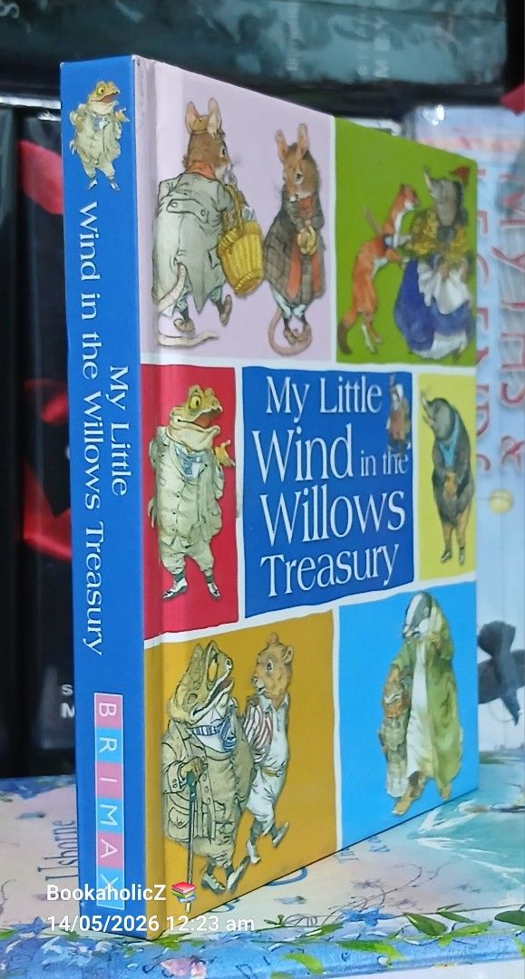 My Little Wind in the Willows Treasury Book (Category: Children's Books) located in Antipolo. Submitted by bookaholicz_dettori (Listing ID 1437736079, Image 2). Description: - Treasury edition of The Wind in the Willows. - Features beloved characters: Mole, Ratty, Toad, and Badger. - Includes delightful illustrations by Eric Kincaid. - Colorful cover and interior illustrations. -Mini-treasury -hardcover MOP: •Gcash/Bank transfer •No SCO / No COD 