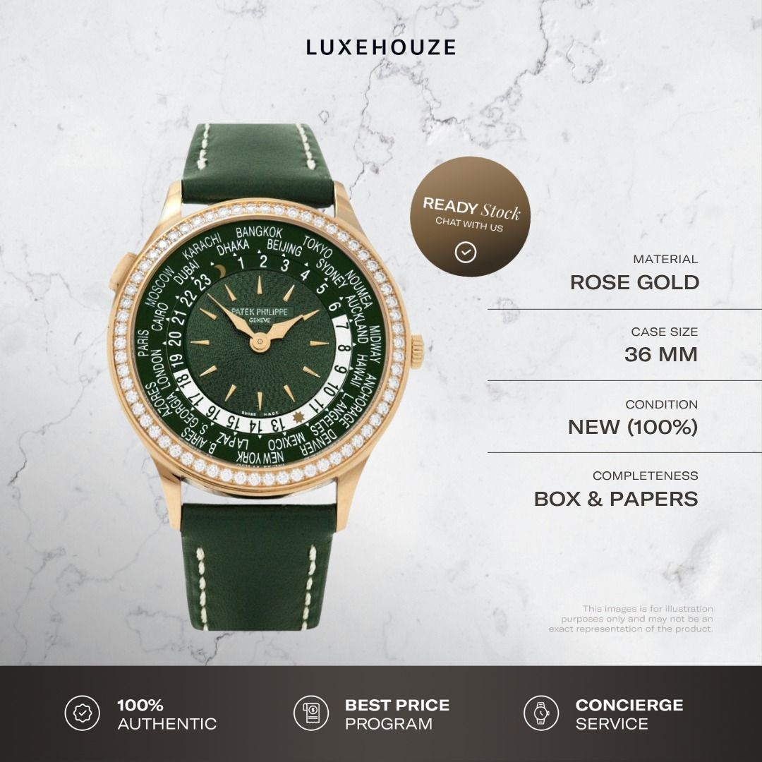 New 2026 Patek Philippe Complications 7130R-014 Green (Category: Watches) located in Singapore. Submitted by luxehouze (Listing ID 1435944041, Image 1). Description: READY FOR EXTRA DEALS? Join our Community for special offers and latest arrivals! //bit.ly/LHWatchesSG Luxehouze is your trusted marketplace to buy and sell luxury goods. Luxehouze SG Pte Ltd is a licensed luxury goods marketplace and regulated dealer. WHY US? 100% Authentic with Mon