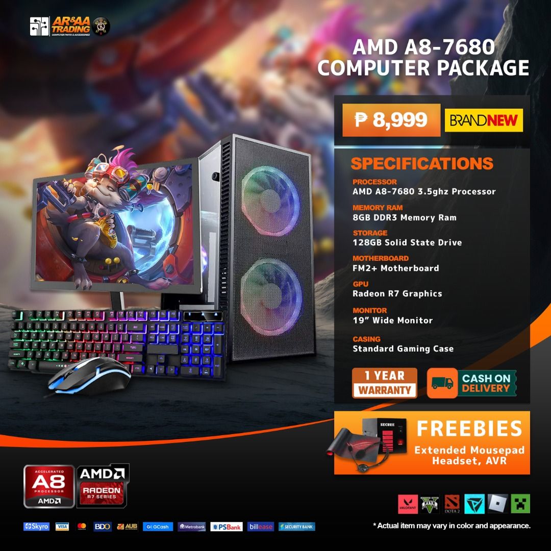 NEW PRICE ALERT BRAND NEW COMPUTER SET <3 (Category: Desktops) located in Quezon City. Submitted by mariedesil12290 (Listing ID 1437608582, Image 1). Description: 𝐁𝐑𝐀𝐍𝐃𝐍𝐄𝐖 𝐆𝐀𝐌𝐈𝐍𝐆 𝐂𝐎𝐌𝐏𝐔𝐓𝐄𝐑 𝐏𝐀𝐂𝐊𝐀𝐆𝐄 𝐅𝐎𝐑 𝐀𝐒 𝐋𝐎𝐖 𝐀𝐒 𝐏𝐇𝐏 8,𝟗𝟗𝟗 𝐎𝐍𝐋𝐘 🔥𝗜𝗡𝗦𝗧𝗔𝗟𝗟𝗠𝗘𝗡𝗧 𝗩𝗜𝗔: 𝗚𝗚𝗜𝗩𝗘𝗦 / 𝗖𝗥𝗘𝗗𝗜𝗧 𝗖𝗔𝗥𝗗 / 𝗕𝗜𝗟𝗟𝗘𝗔𝗦𝗘 / 𝐒𝐊𝐘𝐑𝐎 🔥𝐎𝐏𝐄𝐍 𝐅𝐎𝐑 𝐖𝐇𝐎𝐋𝐄𝐒𝐀𝐋𝐄 𝐀𝐍𝐃 𝐑𝐄𝐓𝐀𝐈𝐋 𝐎𝐑𝐃𝐄𝐑 !! ✂️�