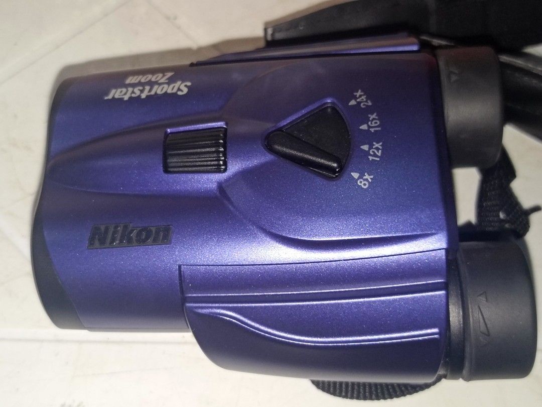 Nikon Sportstar Zoom Binoculars (Category: Lens & Kits) located in Cebu City. Submitted by turuuru8992423 (Listing ID 1437634796, Image 2). Description: Nikon Sportstar Zoom Binoculars (8-24x25) – Pristine Condition Brand: Nikon Model: Sportstar Zoom (8-24x25) Optics: Crystal clear lenses with no fungus or fogging—tested for sharp image quality. Zoom Range: Features a smooth, easy-to-use lever to adjust magnification from 8x up to 24x. Portabilit