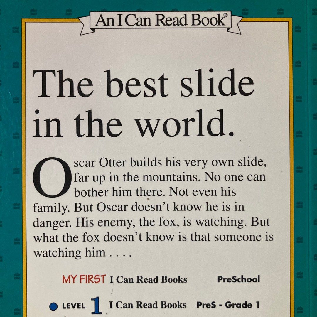 Oscar Otter by Nathaniel Benchley, Pictures by Arnold Lobel (I Can Read Series Level 1 / HarperTrophy) (Category: Children's Books) located in Mandaluyong City. Submitted by booksforkeeps (Listing ID 1437634257, Image 2). Description: Paperback Used Good+ condition.