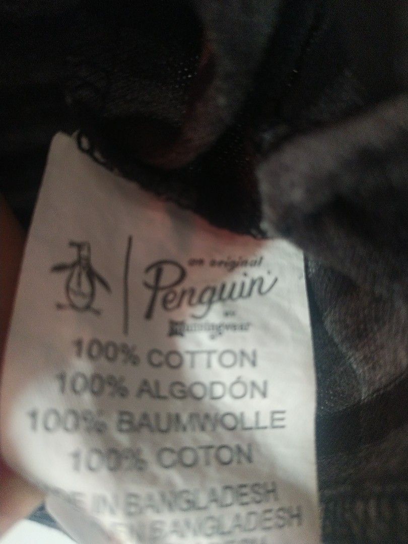 Penguin Striped Shirt (Category: Tshirts & Polo Shirts ) located in Manila. Submitted by timtam04 (Listing ID 1437754533, Image 3). Description: - Penguin shirt - Gray striped pattern - Features the Original Penguin logo - Made of cotton - Button-down design - Size: M.