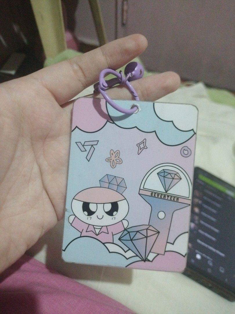 Photocard holder with free scoups pc (Category: K-Wave Merchandise) located in Paranaque City. Submitted by chechein_shop (Listing ID 1437738167, Image 2). Description: Poca holder with free pc.
