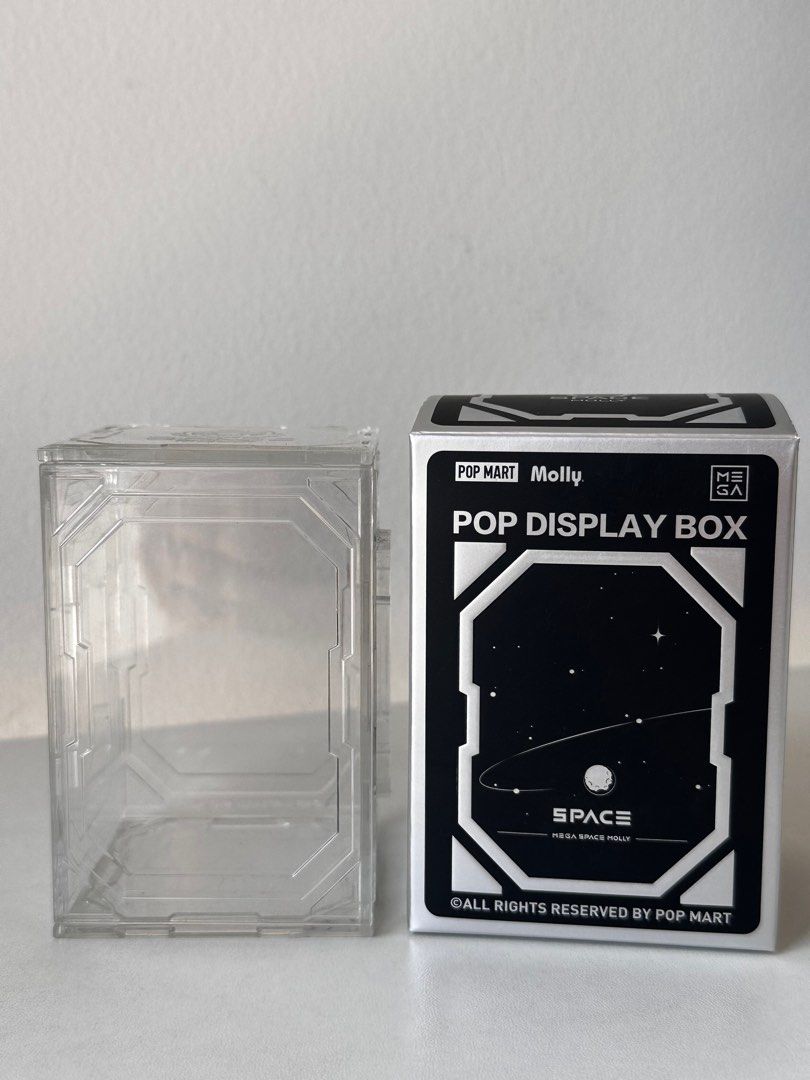 Pop Mart Molly Display Box (Category: Designer & Blind Box Toys) located in Manila. Submitted by 2ndstory04 (Listing ID 1437593023, Image 1). Description: - Pop Mart Molly Pop Display Box - Clear, protective case - Designed for Molly figures - Comes with original packaging - Ideal for collectors - Preserves and showcases your collectibles -6pcs available, 200 each -Bought at PopMart in Osaka Japan.