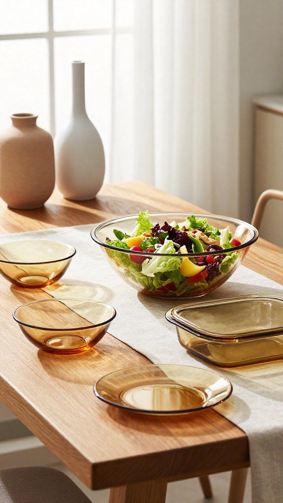 Premium 6-Piece Amber Glass Bakeware Set452945167359027201