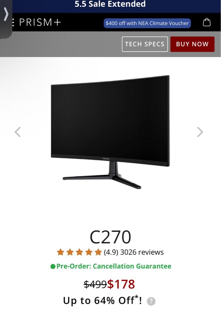 Prism+ Monitor c270