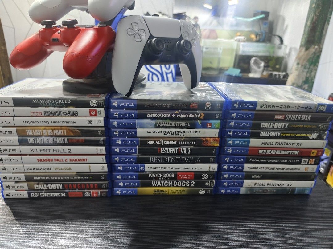 Ps4 and Ps5 Games (Category: PlayStation) located in Binan City. Submitted by olxph_401981327 (Listing ID 1437744042, Image 1). Description: For Sale or Swap! Ps4 Games; The Division - 400 Anthem - 500 Firewall - 500 Nioh - 500 Final Fantasy 15 - 600 God of War - 600 Rainbow 6 - 600 Monster Hunter - 700 Sword Art Online - 700 Minecraft - 700 Mortal Kombat 11 - 800 Marvel vs Capcom - 800 Spiderman - 800 Overcooked 1&2 - 900 Dead or Alive 6 - 900 J