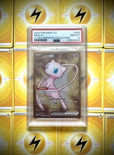 metal mew pokemon card Scarlet & Violet 151 Mew ex 205/156 (Gold Metal Card) (#004) main image 1