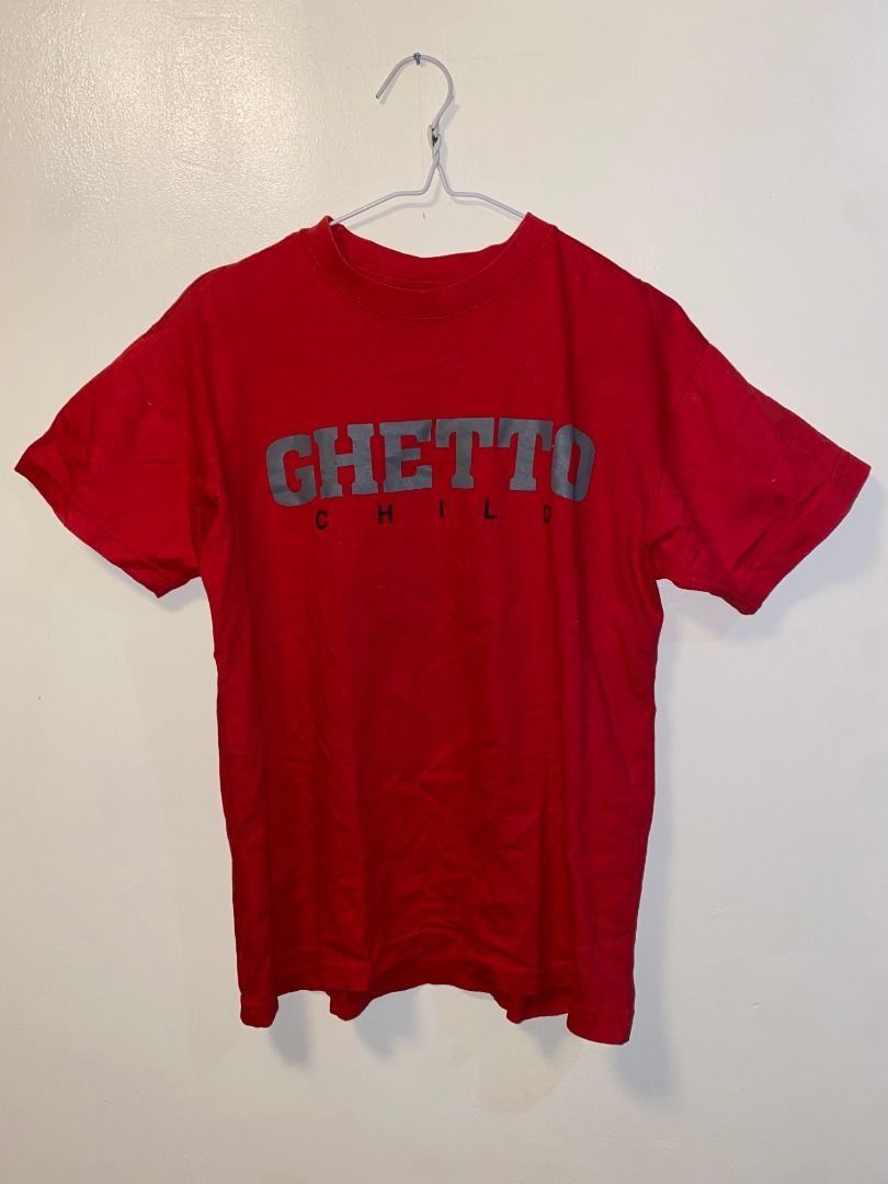 Red Graphic T-shirt Tee Top (Category: Tshirts & Polo Shirts ) located in Marikina City. Submitted by .swagee (Listing ID 1437688828, Image 1). Description: Dimes (Inches): L: 24 W: 19 Php 100 + sf Ship via: J&T, Grab, Lalamove, LBC.