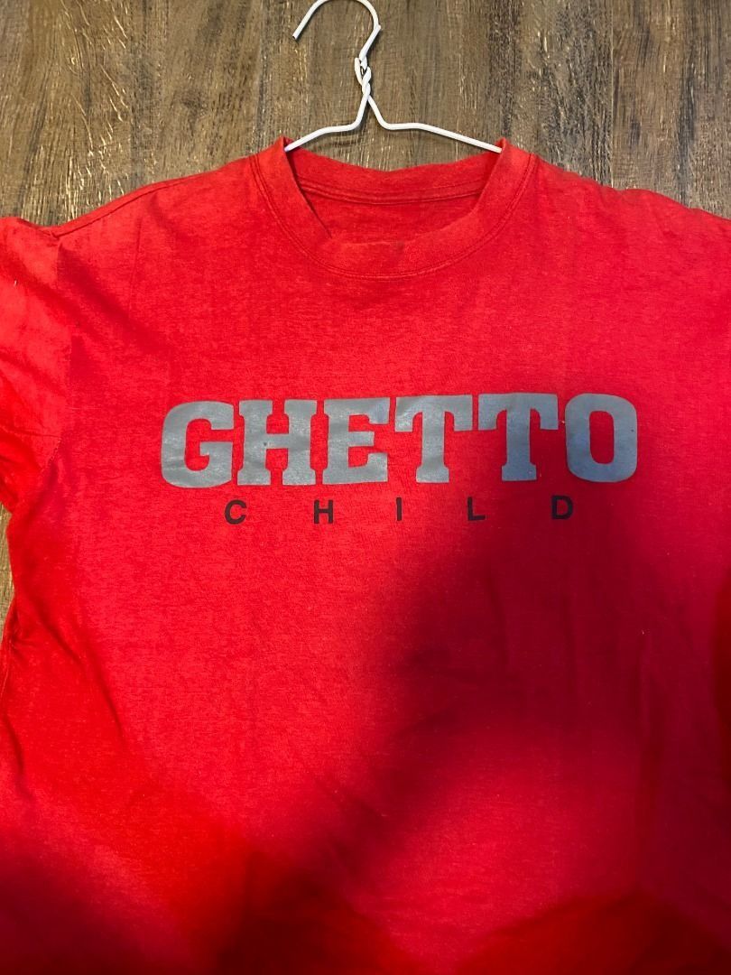 Red Graphic T-shirt Tee Top (Category: Tshirts & Polo Shirts ) located in Marikina City. Submitted by .swagee (Listing ID 1437688828, Image 3). Description: Dimes (Inches): L: 24 W: 19 Php 100 + sf Ship via: J&T, Grab, Lalamove, LBC.