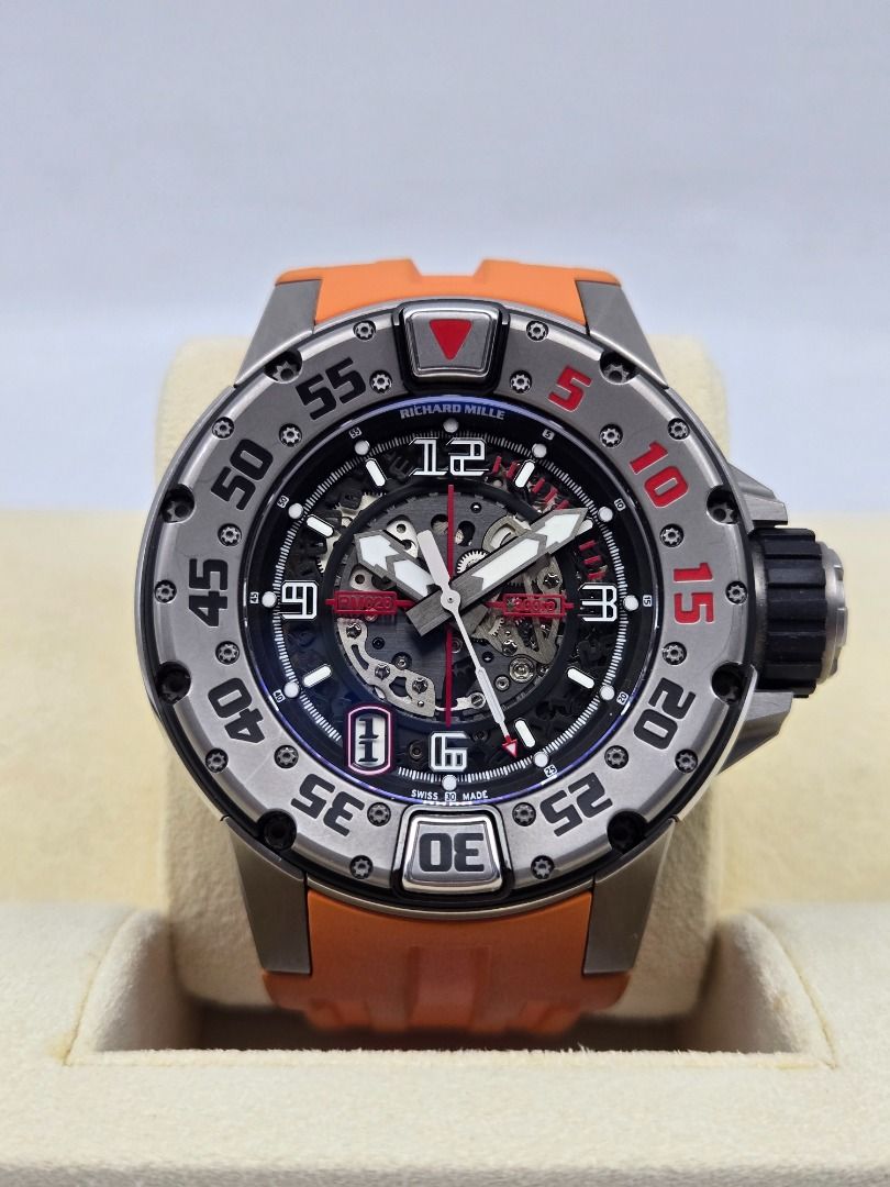 Richard Mille RM028 Ti Diver Titanium RM28 RM 028 28 rolex ap audemars ...