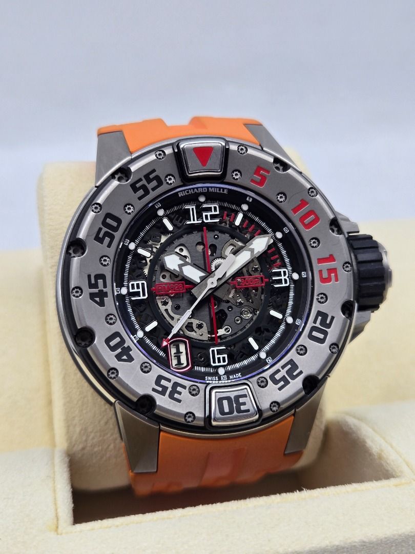 Richard Mille RM028 Ti Diver Titanium RM28 RM 028 28 rolex ap audemars ...