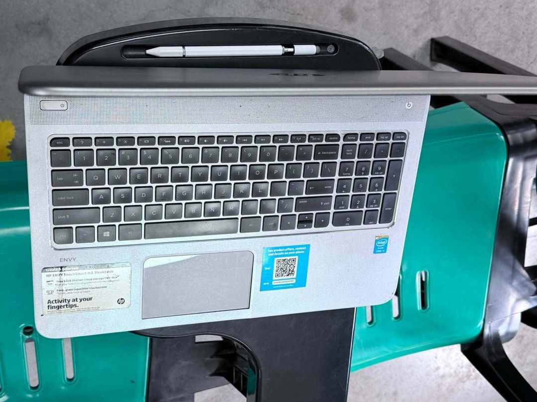 RUSH! HP ENVY TS m6 Sleekbook (Category: Laptops & Notebooks) located in Antipolo. Submitted by brndedstuff (Listing ID 1437635788, Image 2). Description: Processor: Intel Core i5-4200U (4th Gen) RAM: 8GB DDR3 RAM Storage: ssd 125 Screen: Touchscreen Display Windows Version: Windows 10 Pro Microsoft Office: Microsoft Office Ready Condition: Good working condition Reason for Selling: Bought a new laptop recently..