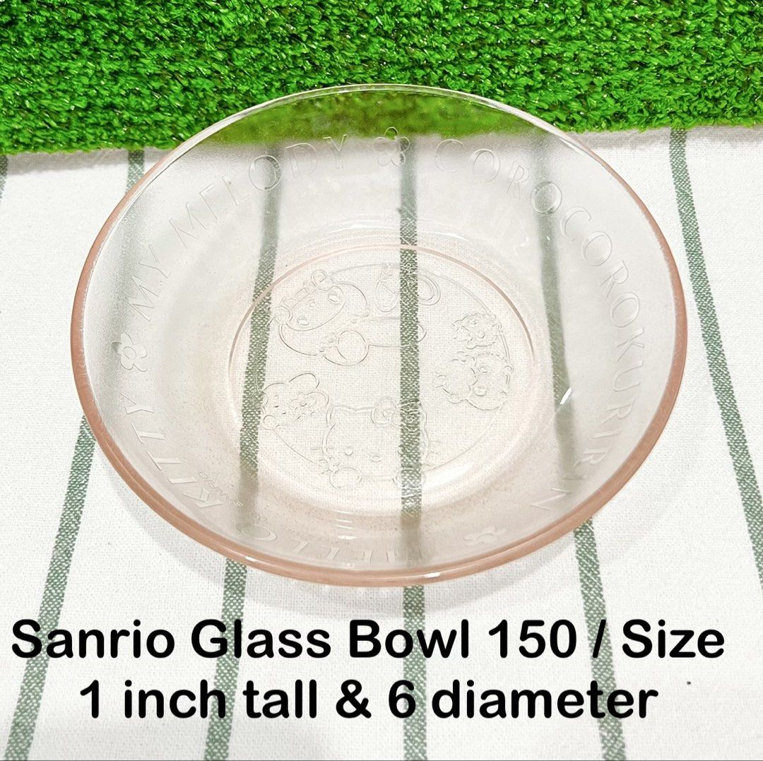 Sanrio Glass Bowl (Category: Other Kitchenware & Tableware) located in Binan City. Submitted by mayjhe (Listing ID 1437626344, Image 1). Description: 💛 For Sale 💛 🌸 Sanrio Hello Kitty 🍀 Glass 📍 Condition: Used 💰 Price is ₱ 150.00 👉 Other details posted 🇵🇭 Location Biñan Laguna 🛵 Courier J& T and Lalamove 📋 Shipping by schedule 📍 NO COD & COP 📌 All items are carefully packed and labeled with Fragile stickers for breakable goods. Howev