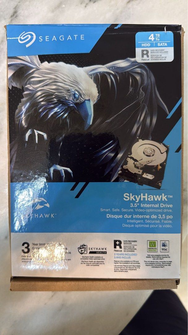 Seagate SkyHawk 4TB 3.5" Internal Drive453108310160844800