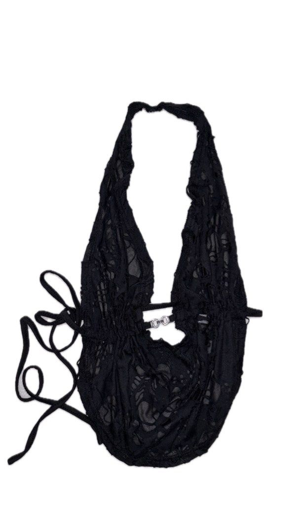 Shein - Sexy Draped Neck Tank Top (Category: Sleeveless) located in Cainta. Submitted by prelovedbxm (Listing ID 1437734983, Image 2). Description: Perfect for party/club ✨original price: 254.