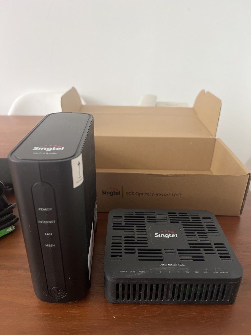 Singtel KCS Optical Network Unit & Nokia Router452885289727447040