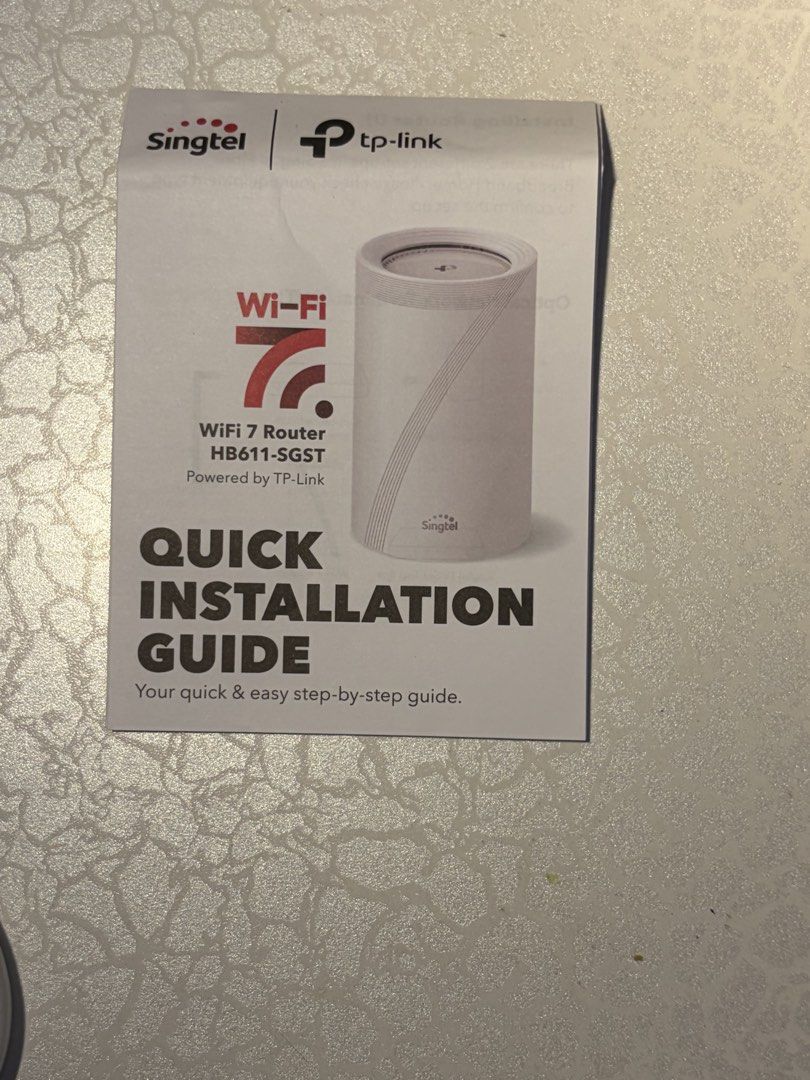 Singtel TP-Link WiFi 7 Router HB611-SGST