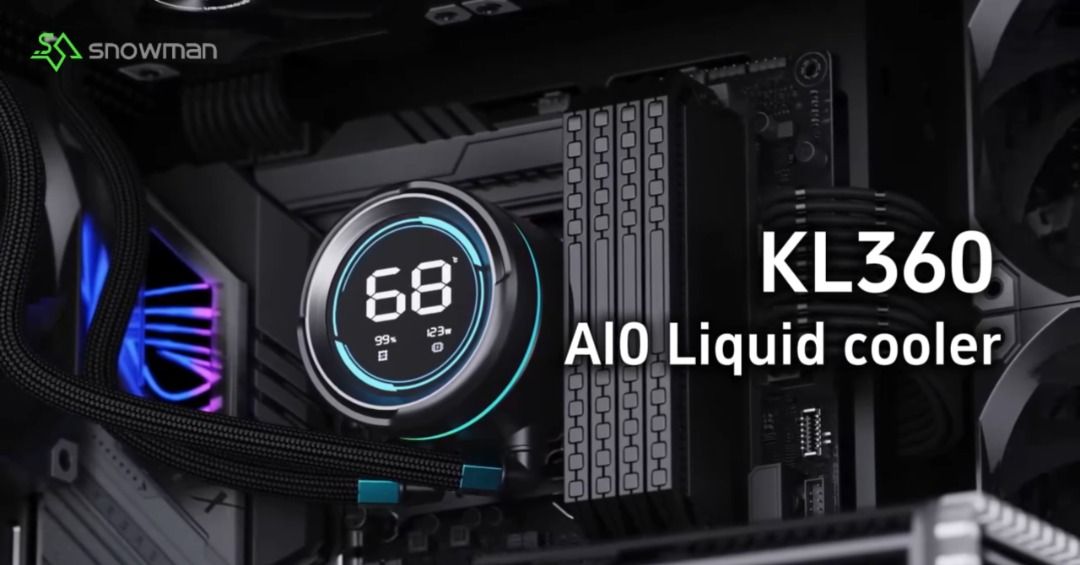 Snowman KL360 AIO Liquid CPU Cooler453341135871027204