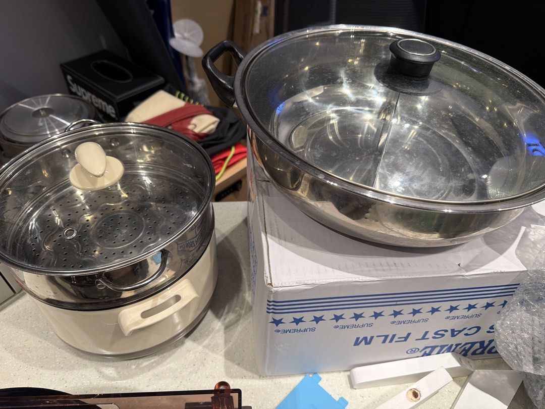 Stainless Steel Hot Pot and Steamer Set