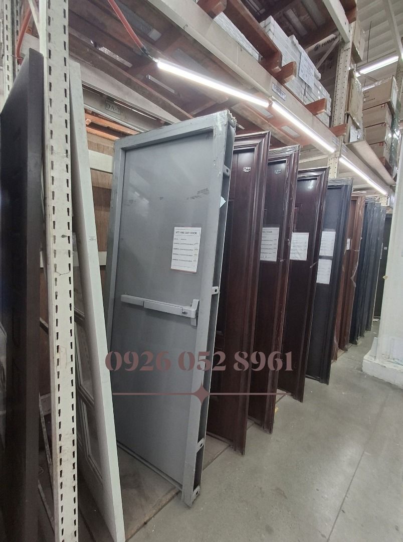 steel fire exit door (Category: Locks, Doors & Gates) located in Caloocan City. Submitted by vttsteeldoor-chelle (Listing ID 1437599311, Image 1). Description: FIRE EXIT DOORS IN STOCK – READY FOR DELIVERY! Looking for a trusted manufacturer? We supply high-quality fire-rated steel doors for commercial and industrial use. Available Sizes: 800mm x 2100mm 900mm x 2100mm 1000mmx2100mm Custom sizes available for double doors. Specs: Powder-coated fin