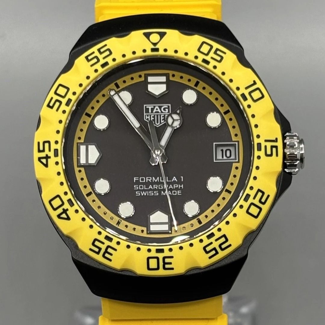 TAG Heuer Formula 1 Solargraph Yellow 38mm Limited Edition WBY1117 ...