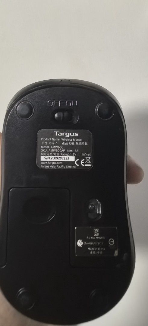 Targus Wireless Mouse AMW600453225138430955521