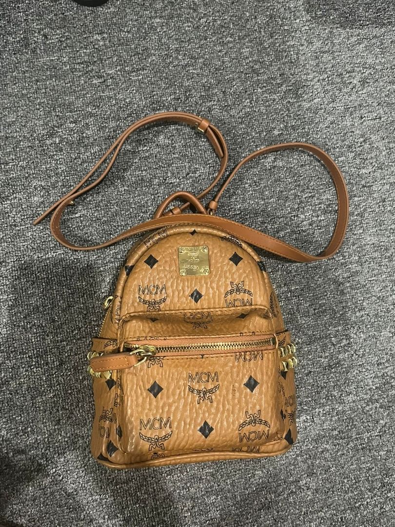 Tas MCM - Model Ransel Mini, Fesyen Wanita, Tas & Dompet di Carousell