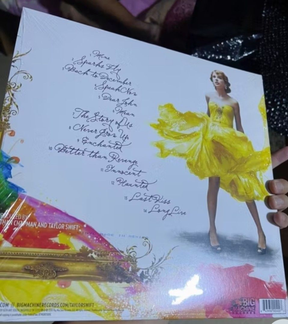 TAYLOR SWIFT Speak Now Vinyl (Category: Vinyls) located in Manila. Submitted by ramonrobin.cruz (Listing ID 1437734768, Image 3). Description: TAYLOR SWIFT Speak Now Vinyl (Black, 2LP) = ₱5,500 Brand New sealed made in Germany.
