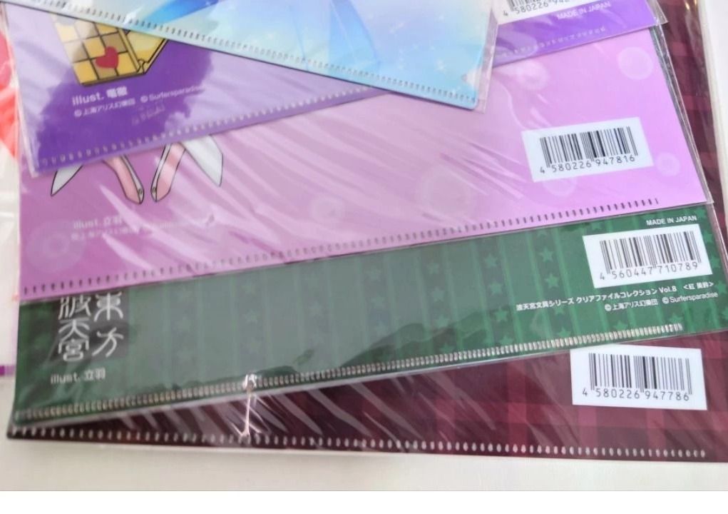 Touhou Project Assorted Anime Bundle Clearfile Folders new - 199 each /or 399php take all 5pcs + free shipping (Category: Toys & Games) located in Lubao. Submitted by lissysylcliffe (Listing ID 1437714212, Image 2). Description: > can do spx freeship if total above 499+ Payment: Gcash/Maya/Bank-transfer Shipping: J&T /Spx /or Flash Express.