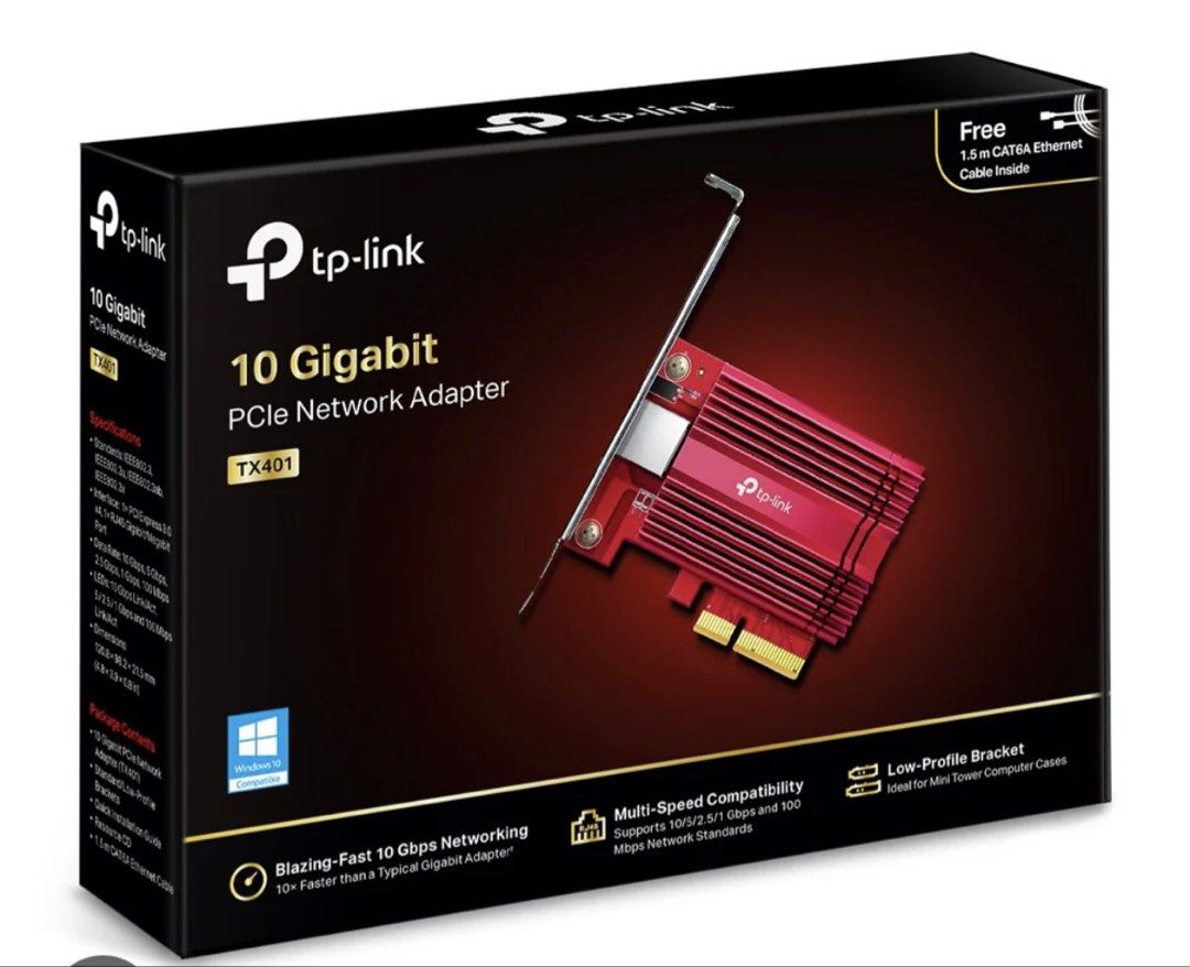 tp-link 10 Gigabit PCIe Network Adapter453107446103429121