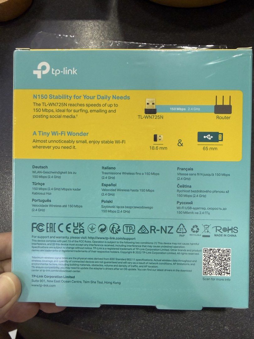 TP-Link 150Mbps Wireless N Nano USB Adapter452674521809571841