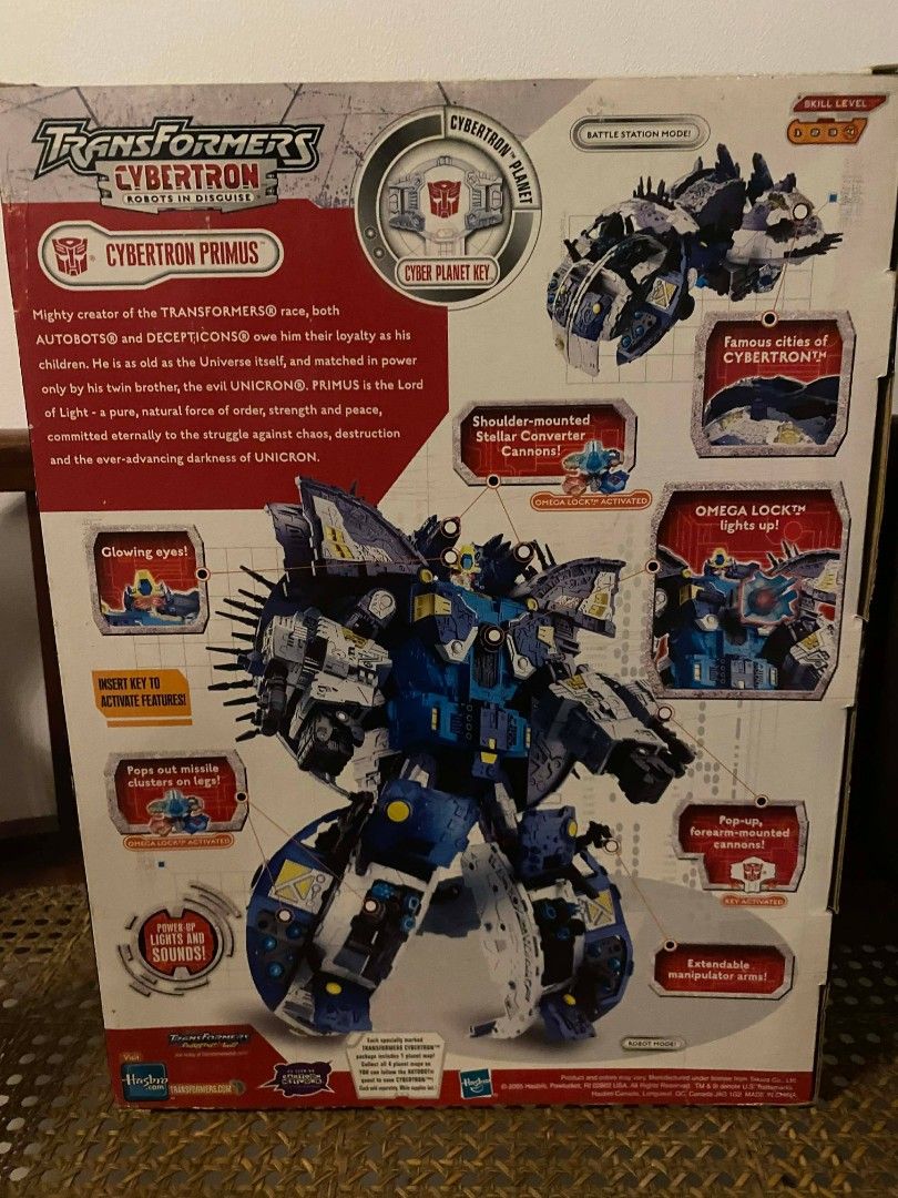 Transformers Cybertron Primus (Category: Action & Battle Toys) located in Cainta. Submitted by galleriesofartsandantiques (Listing ID 1437634349, Image 2). Description: Transformers Cybertron Primus Action Figure.