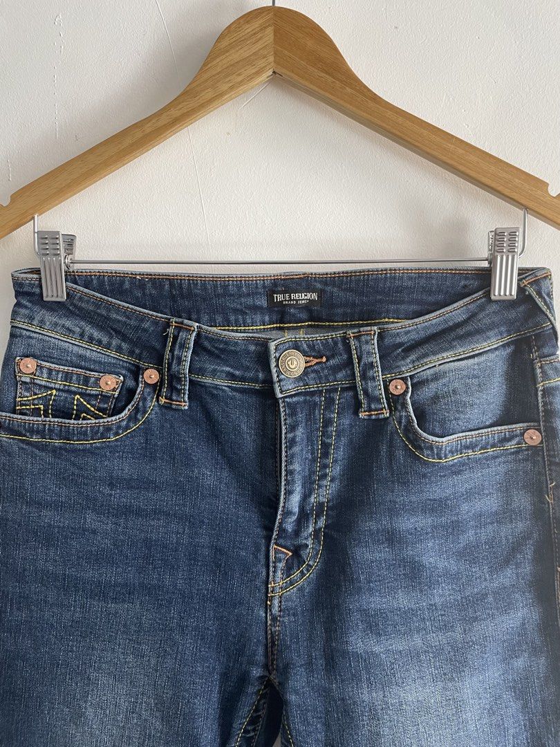 True Religion Denim Jeans (Category: Jeans) located in Cagayan de Oro. Submitted by providence.ph (Listing ID 1437663433, Image 3). Description: True Religion Denim Jeans Code- 109 Waist- 29 inch Crotch- 10 Length- 37 Leg opening- 16 Conditions rate: 10/10 Color rate: 10/10 —————————— Mine - ₱800 Steal - ₱849 Grab - ₱899 PS: Grab will automatically yours with free shipping fee. MOP: G-cash +shipping fee NOTE! Kindly check the details first before