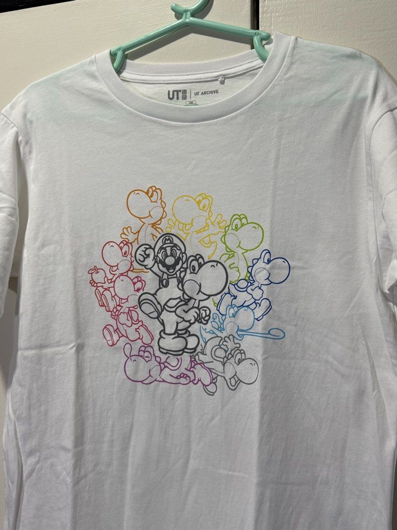 Uniqlo UT Archive Mario (white) (Category: Shirts) located in Pasig City. Submitted by clau.ph (Listing ID 1437660842, Image 2). Description: Kids size 160cm.