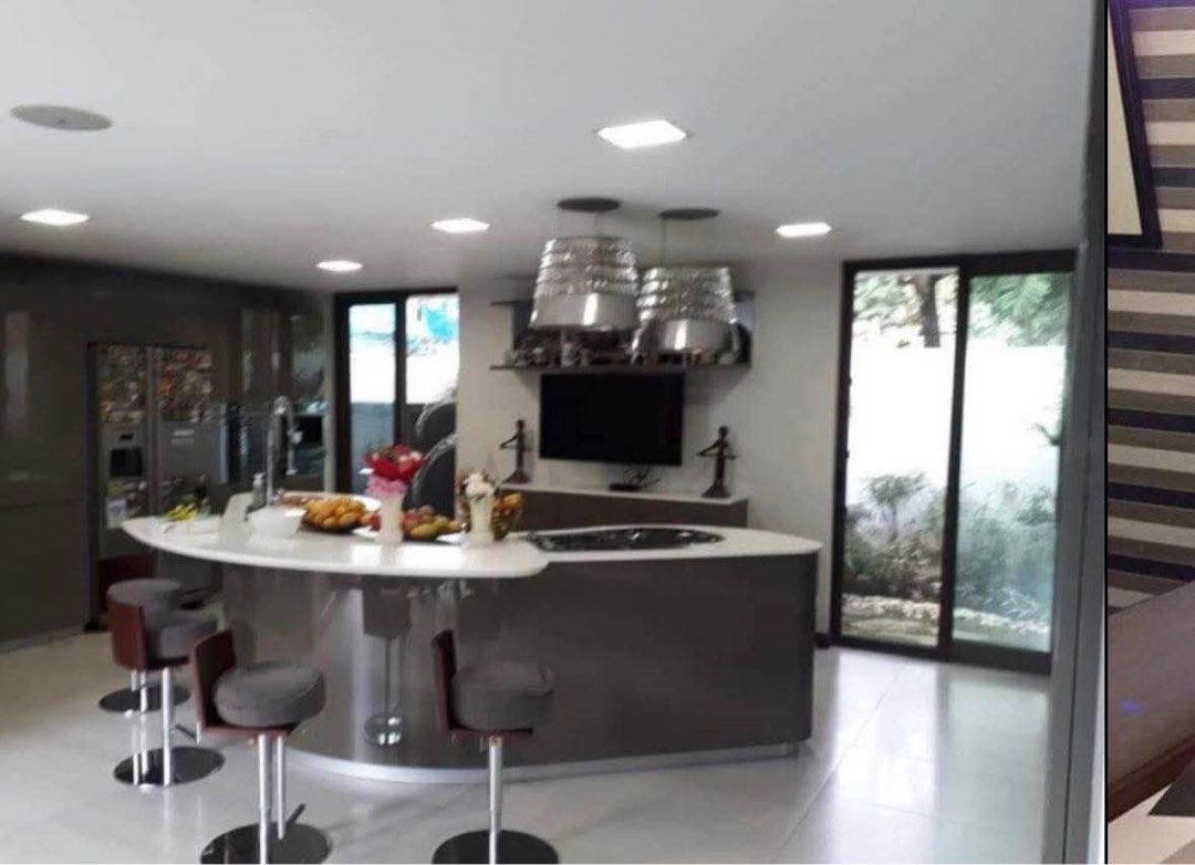 VALLE VERDE 4 PASIG (Category: House & Lot) located in Taguig. Submitted by monique.theleadrealty (Listing ID 1437612230, Image 3). Description: VALLE VERDE 4 FOR LEASE: 5BR Luxury House Specs: LA 1108sqm | FA 830sqm | Semi-furnished Layout: Ground Floor: High-ceiling receiving area w/ floating stairs over indoor koi pond | Guest BR w/ bath | Entertainment + game room | Formal living/dining | Italian main kitchen + German service kitchen | Maids’
