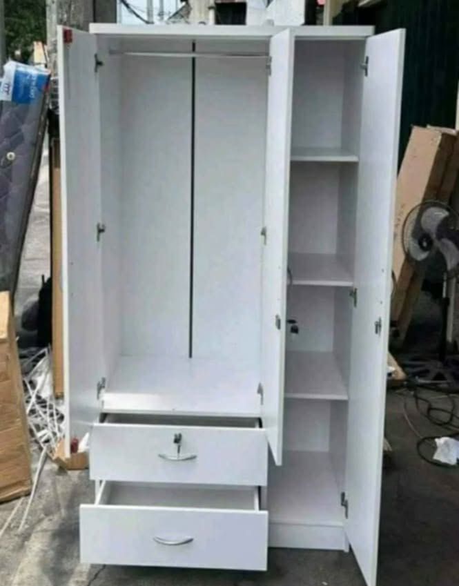 Wardrobe (Category: Shelves, Cabinets & Racks) located in Manila. Submitted by lykcacamacho (Listing ID 1437708209, Image 3). Description: 🛋️ Need Furniture Today? 🚚 ✔ Same-Day Delivery & Pick-Up ✔ Quality & Affordable Furniture ✔ DTI Registered 💯 VZR Home Furnishing Store 🏡 Your trusted Home & Office Furniture shop! Available: Sofa Beds, Bed Frames, Office Chairs, Tables, Cabinets, Lockers, Wardrobes, Dining Tables, Storage Racks & more ✨ 📞