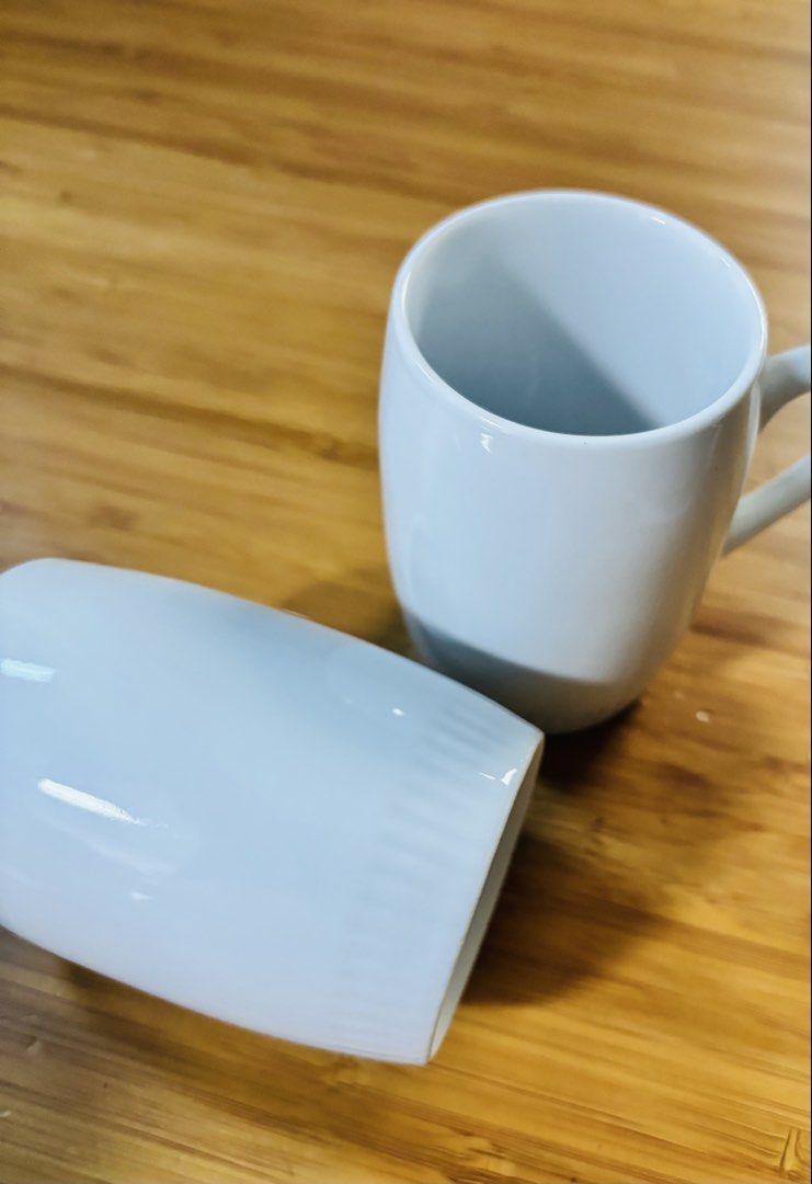 White Ceramic Mugs - Set of 2452846413530408962