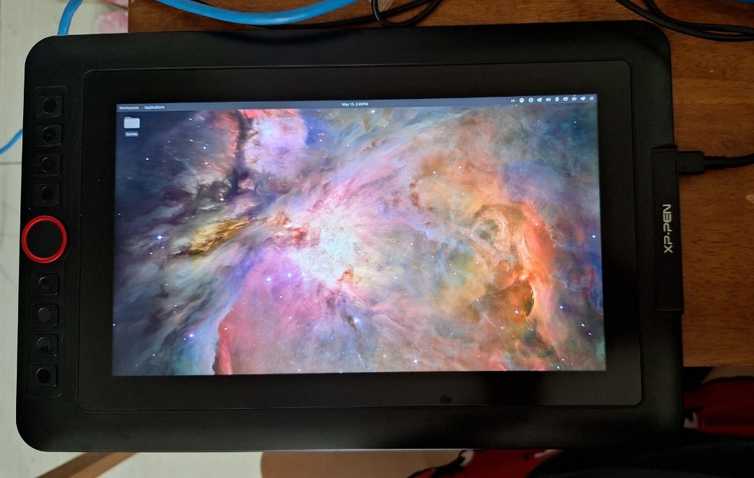 XP-PEN Artist 12 Pro | Pen Display Tablet (Category: Others) located in Pasig City. Submitted by crds_ (Listing ID 1437666038, Image 2). Description: - Barely used. - Includes most accessories with original box and packaging. - Drawing glove is new. Never used. - Cables are new. Bought from the XP-Pen Official Store. - Buttons and knob works perfectly. FLAWS: - Has a small crack on the screen protector but it's hardly noticeable and doesn't affec