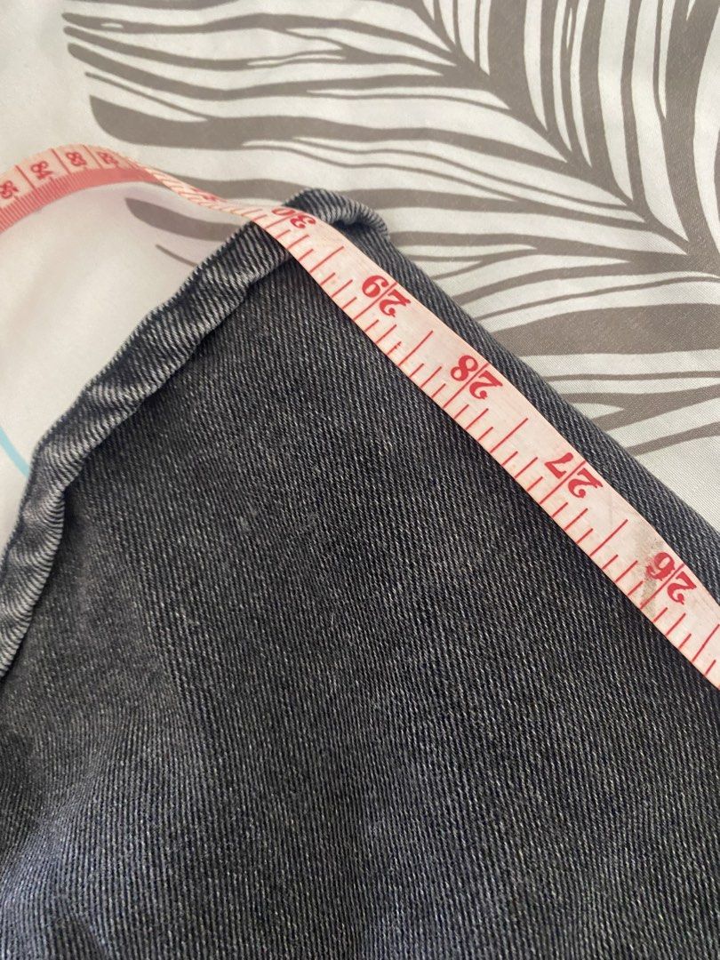Zara Black Denim Skirt (Category: Skirts) located in Manila. Submitted by maiii_b (Listing ID 1437610250, Image 3). Description: - Zara denim midi skirt - Dark grey wash - High-waisted - Size M - Waist: approximately 28-30 inches - Length: 30 inches - Classic five-pocket design - Button and zip closure - Made in Bangladesh.