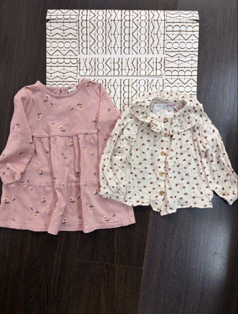 Zara dress and top (Category: Babies & Kids Fashion) located in Manila. Submitted by coolandchic (Listing ID 1437706206, Image 1). Description: 9-12.