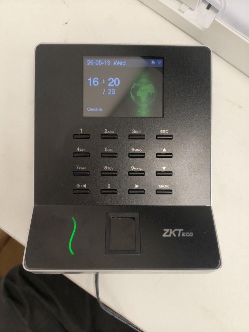 ZKTeco WL20 fingerprint reader door access system tiem clock453011759988756480